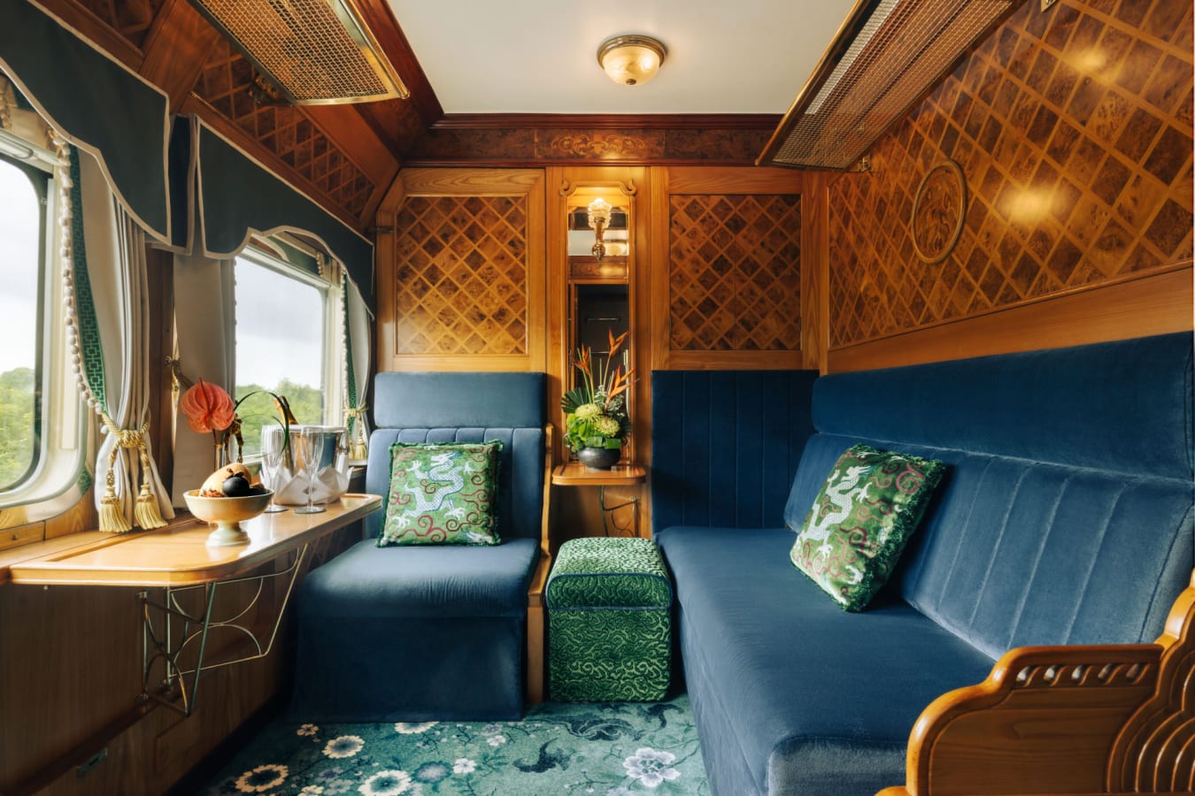 Eastern  Oriental Express A Belmond Train - seat 