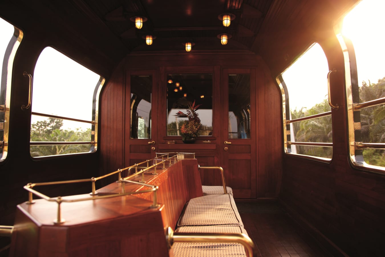 Inside the train