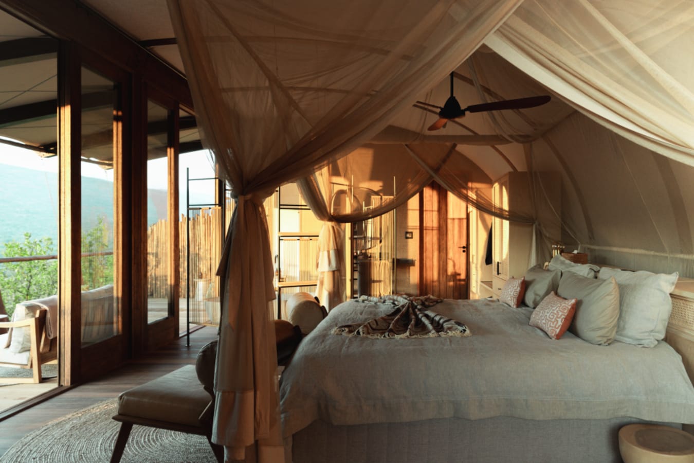 Tented suites  