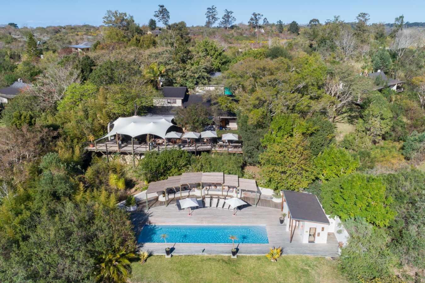 Aerial view of Hog Hollow