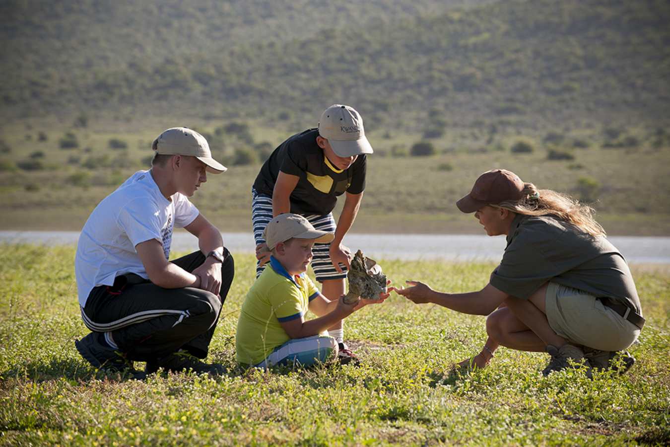 Finding skulls - Kwandwe Ecca Lodge