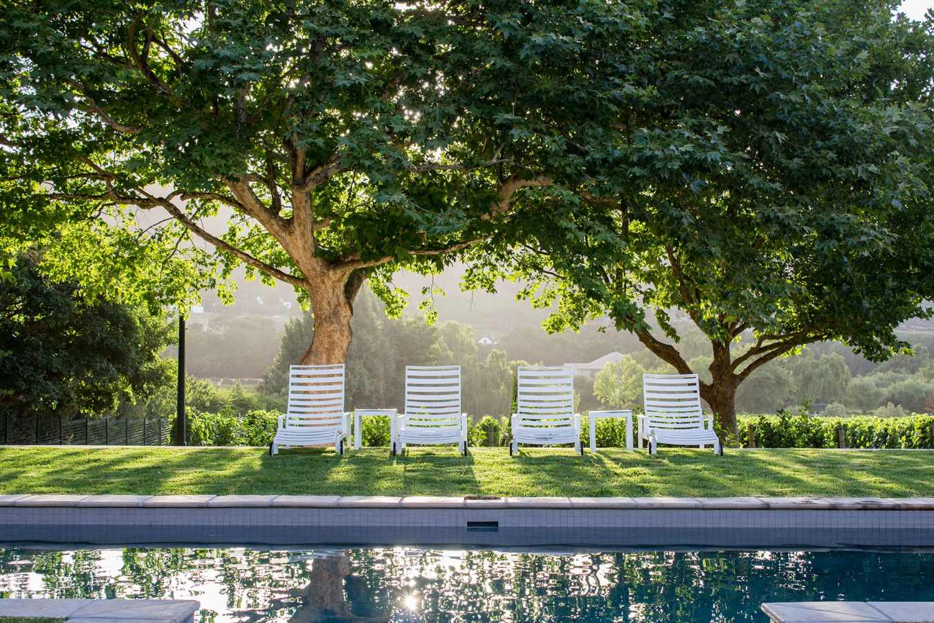 Pool view - La Cle Country Lodge