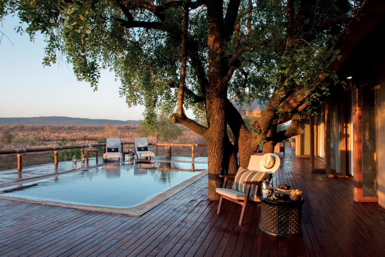 Pool deck - Little Madikwe Hills