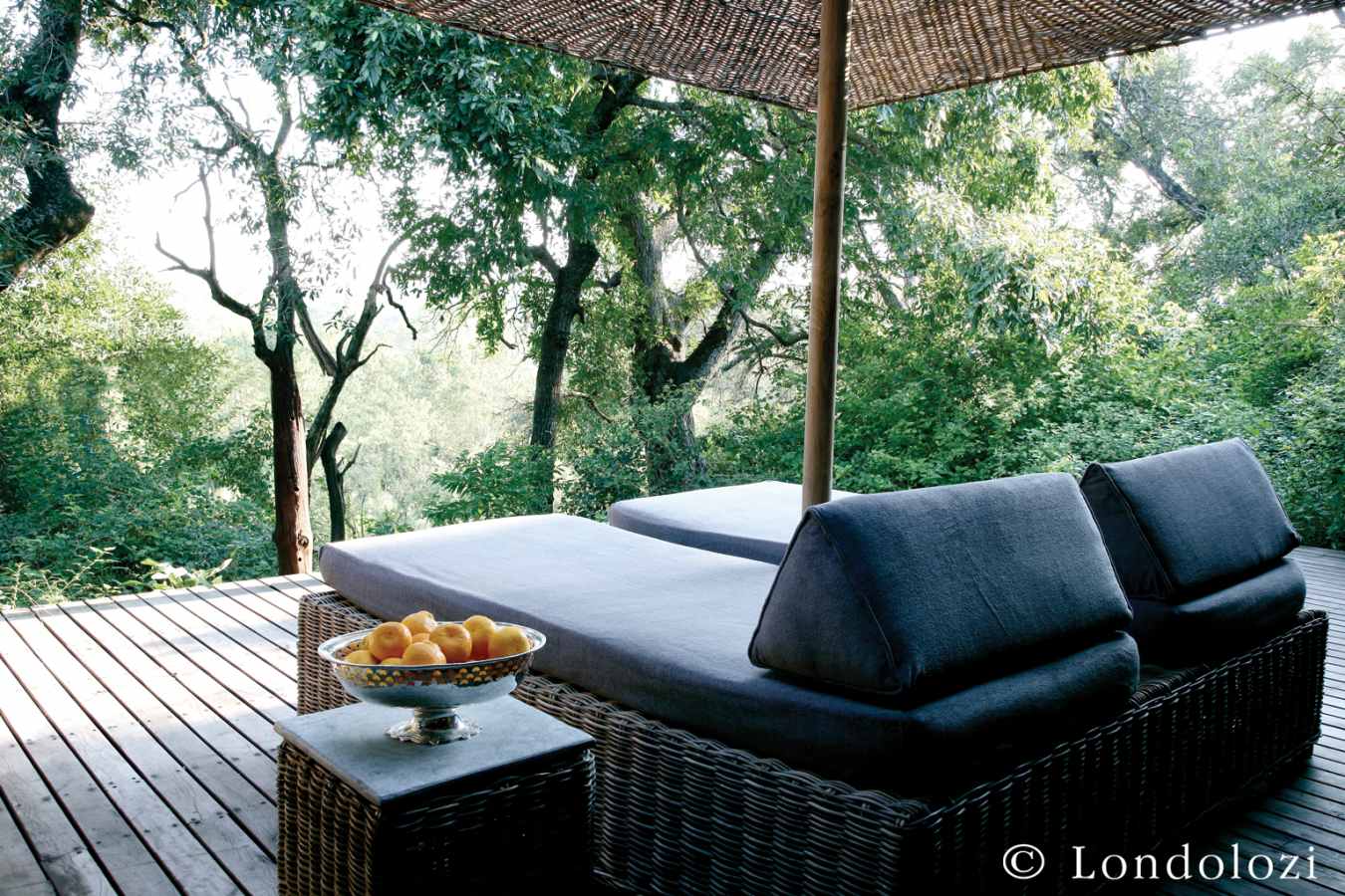 Sala Deck - Londolozi Private Game Reserve
