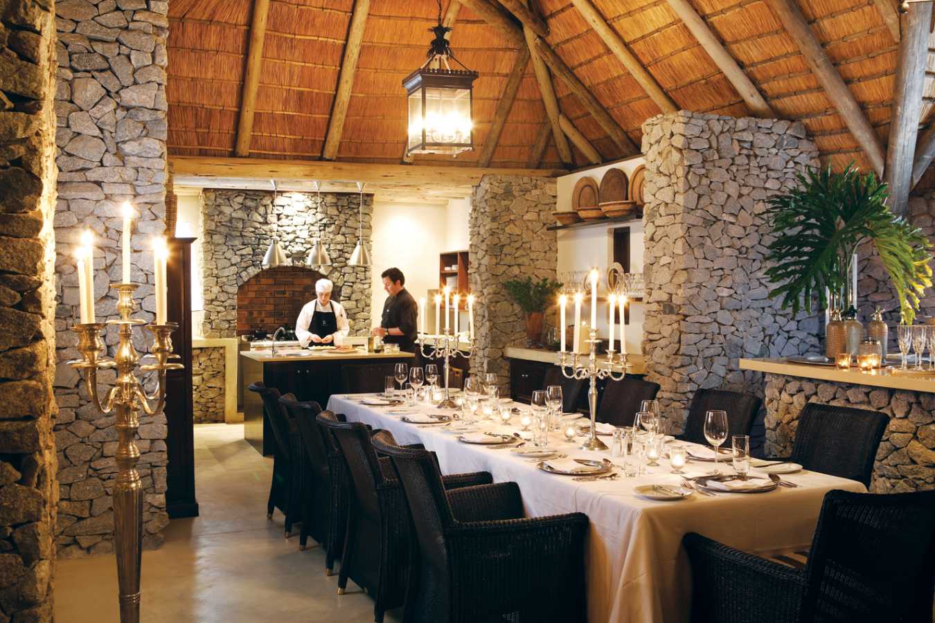 Pioneer Camp Dining Room - Londolozi Private Game Reserve