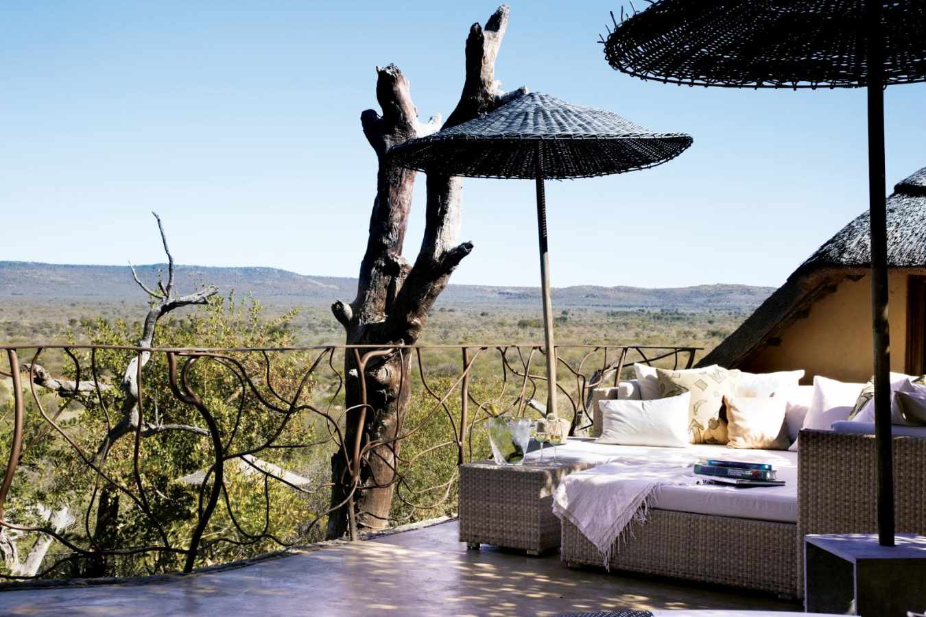 Outside lounge - Molori Safari Lodge