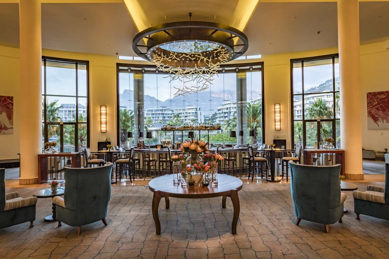 Entrance lounge at OneOnly Cape Town