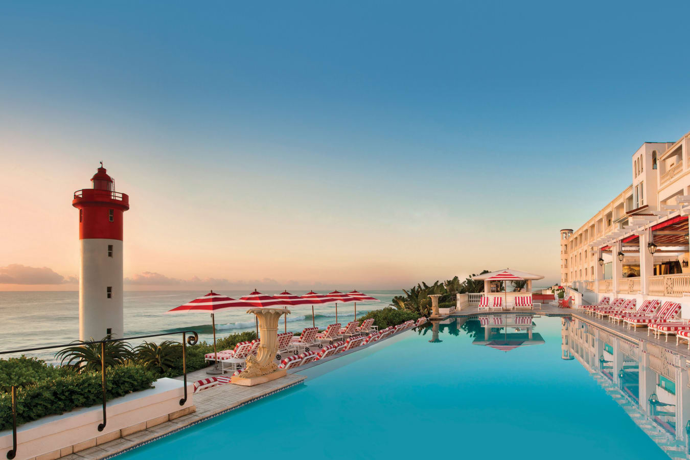 Pool sea view