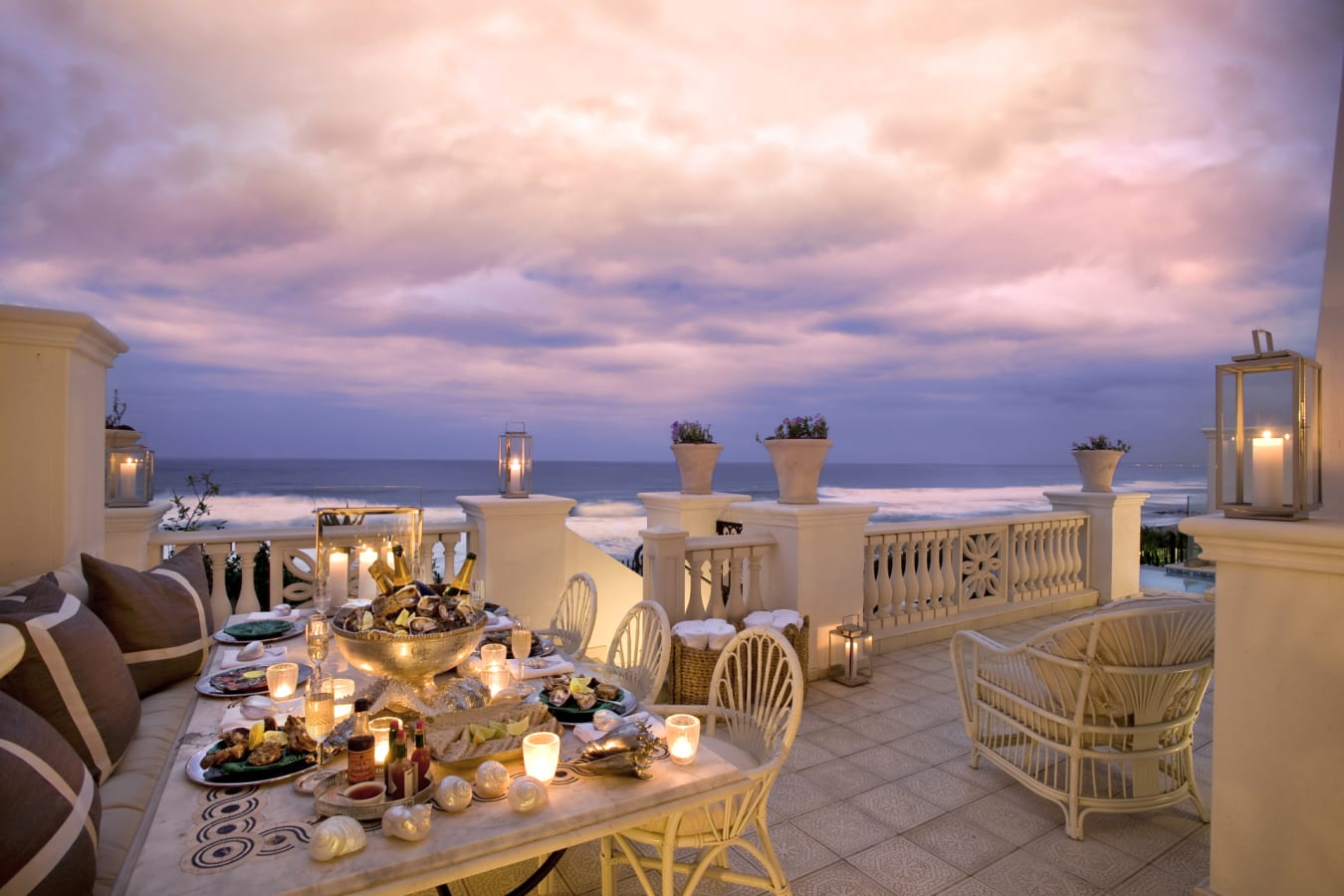 Outside dining