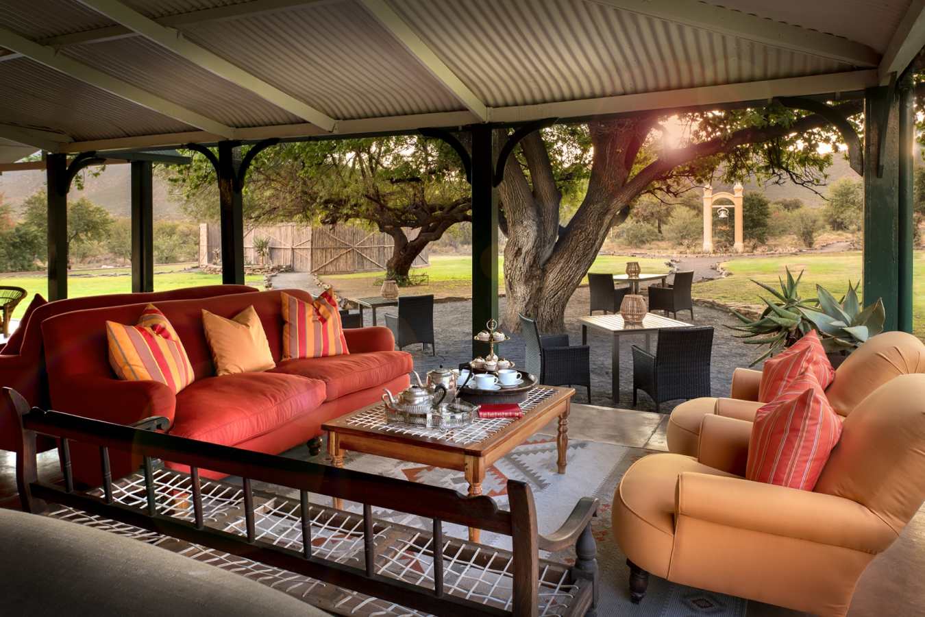 Veranda seating 