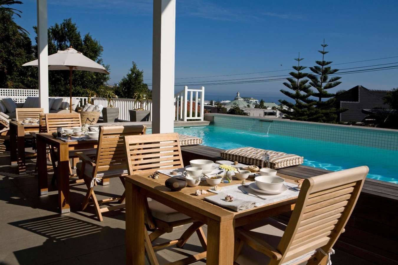 Breakfast by the pool - Sea Five