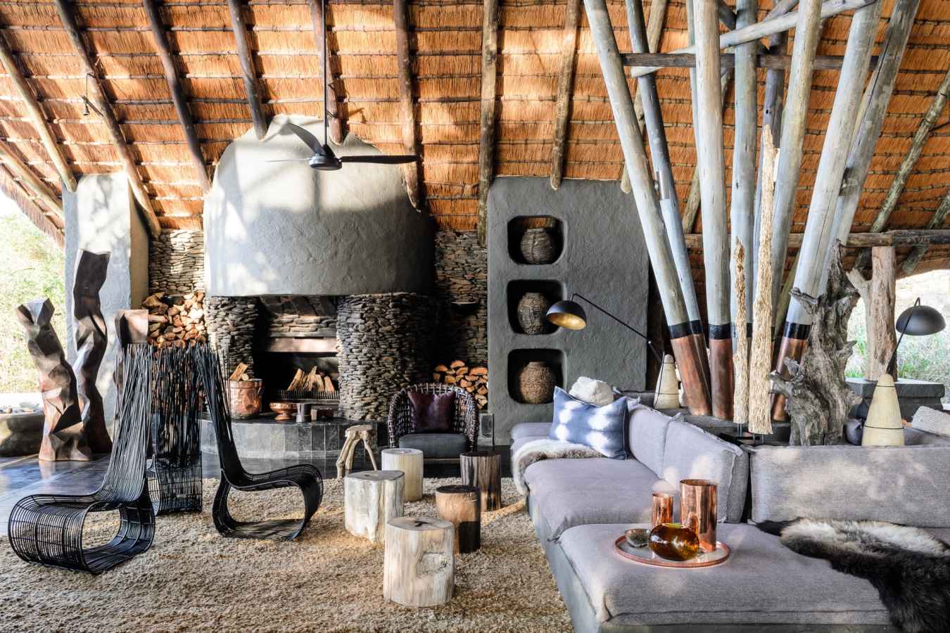 Main area at Singita Boulders 