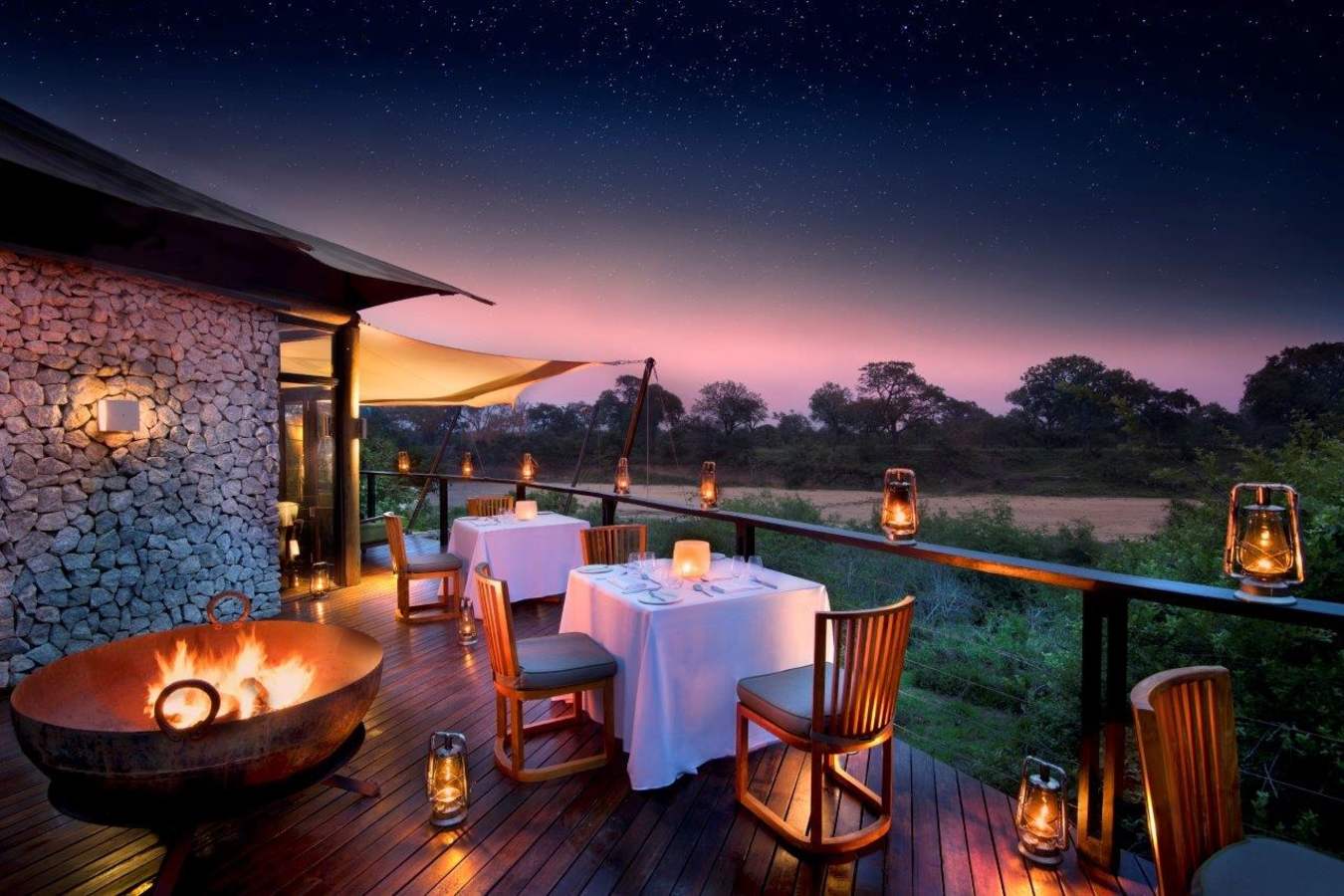 Dining in the Timbavati