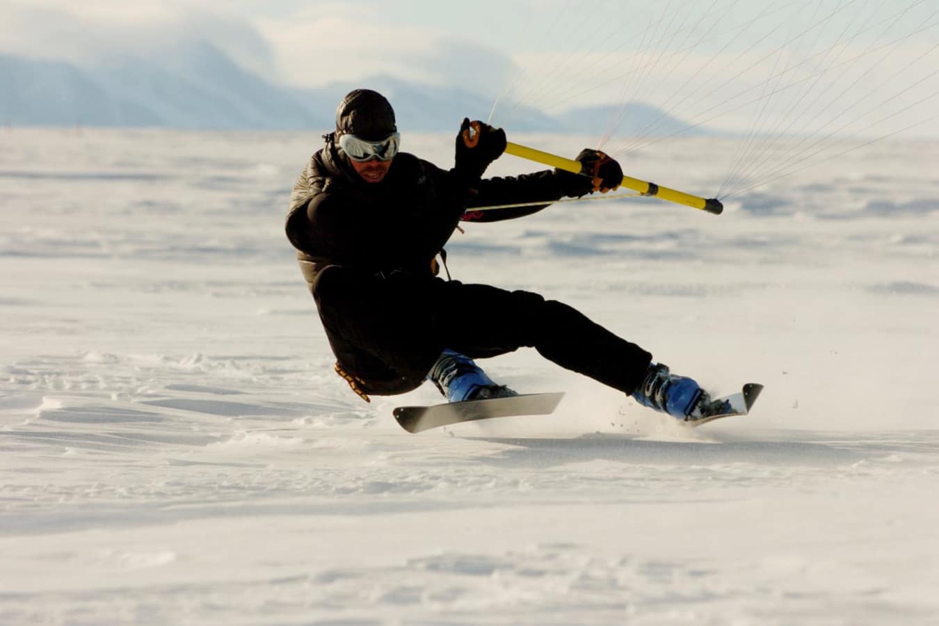 Kite Skiing - Antarctic