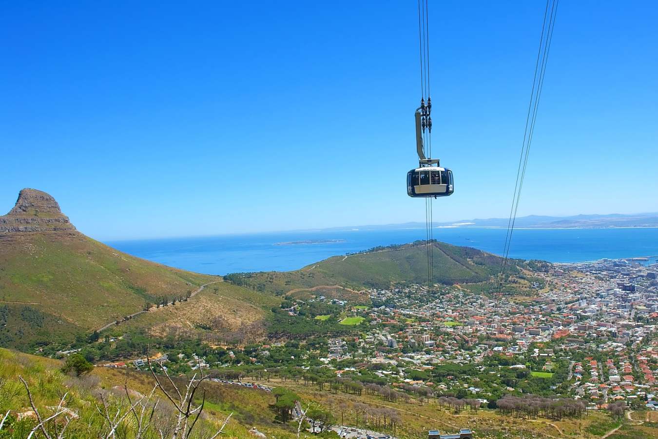 Cable car to Table Mountain