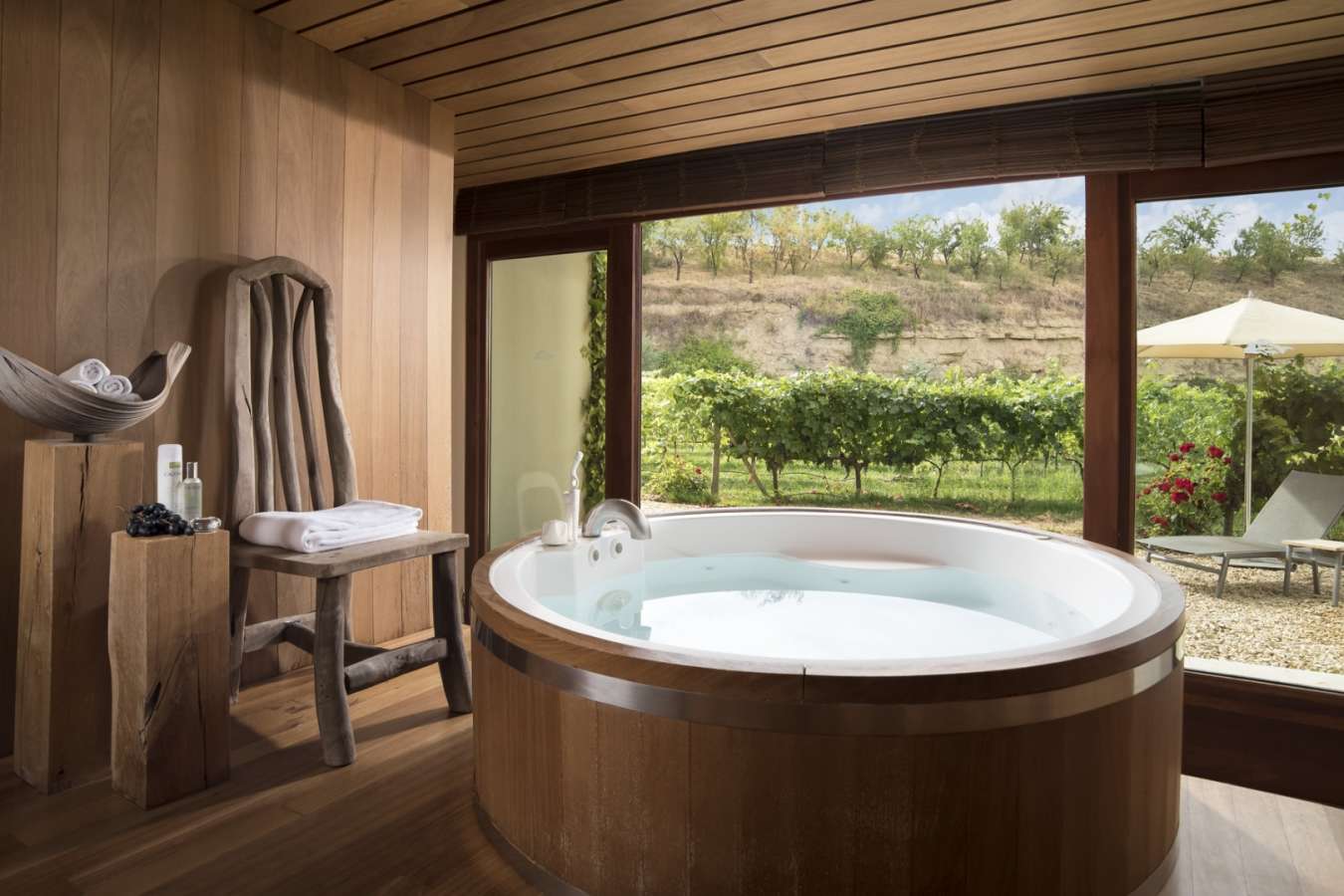 Spa barrel bath - Hotel Marques de Riscal