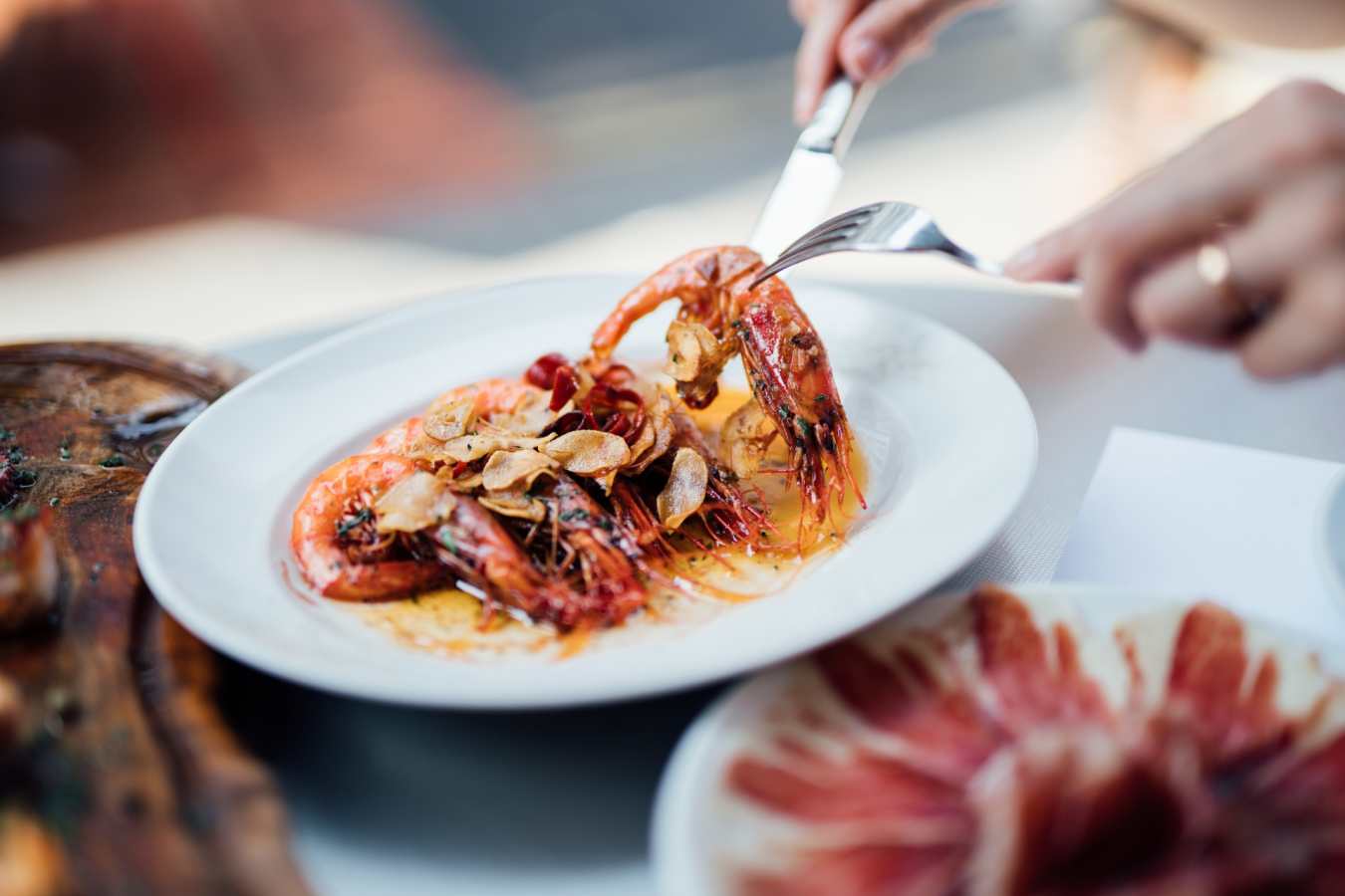 Gambas  la plancha