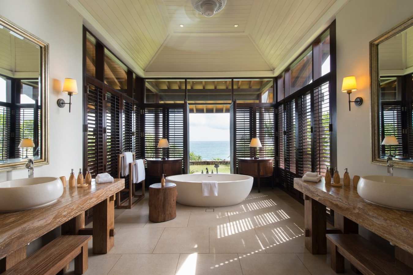 Bathroom View - Cape Weligama  