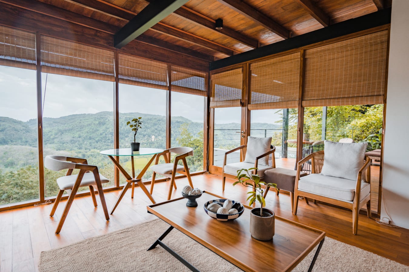 Living area in villa at Glenross Living Sri Lanka