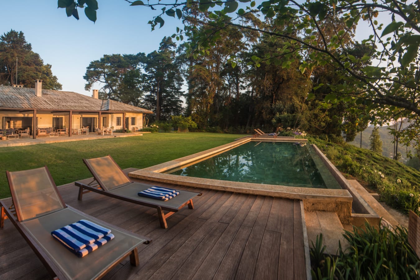 Bungalow and pool view  
