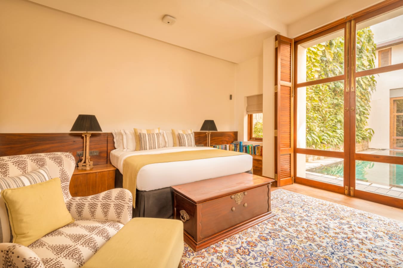 Suite 1 - Pool Bedroom  