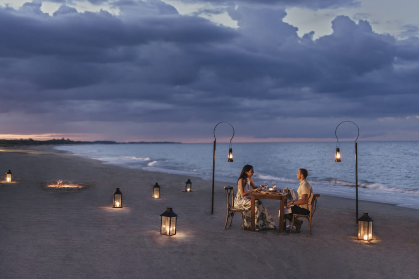 Beach dining