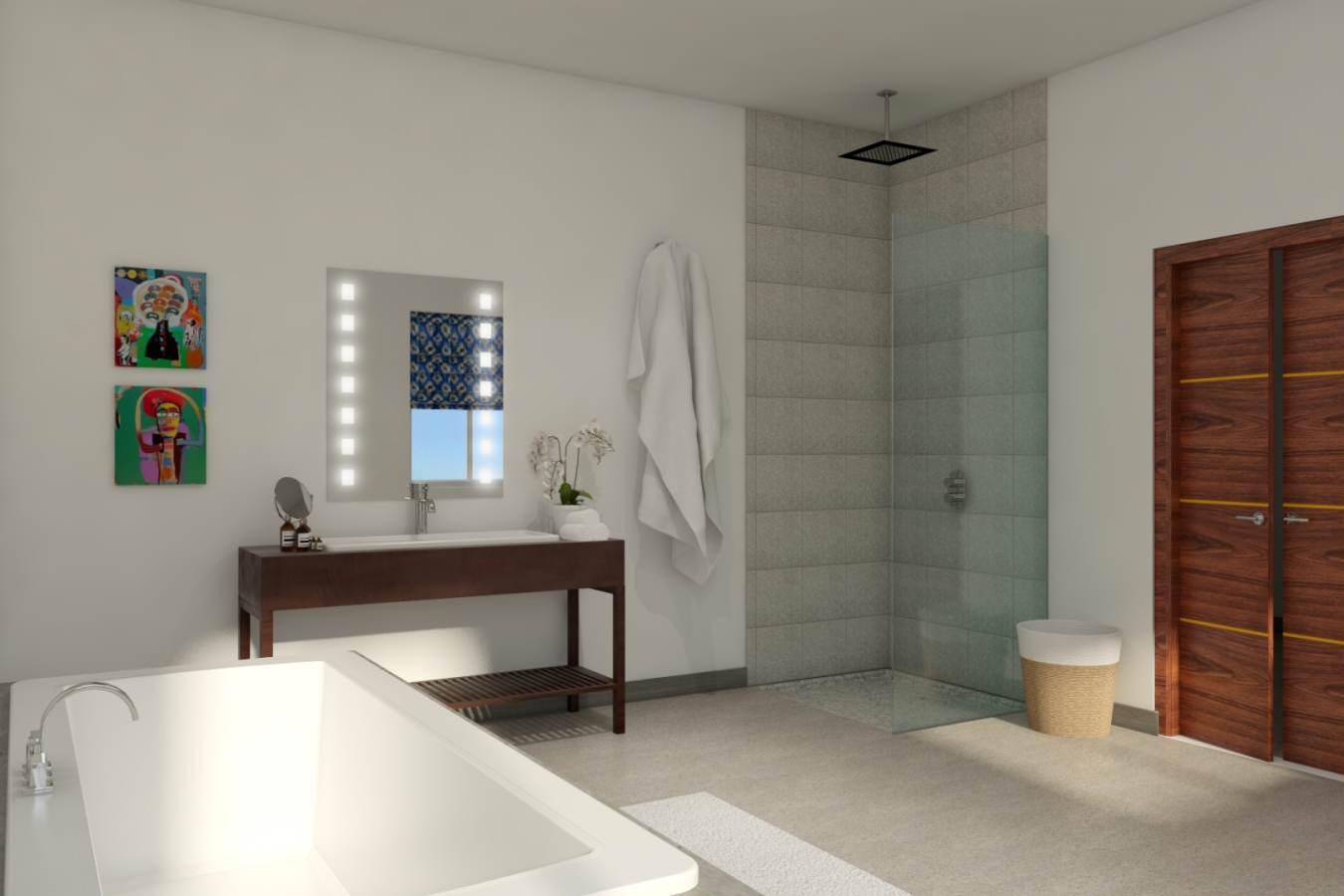 Penthouse Bathroom - KK Beach