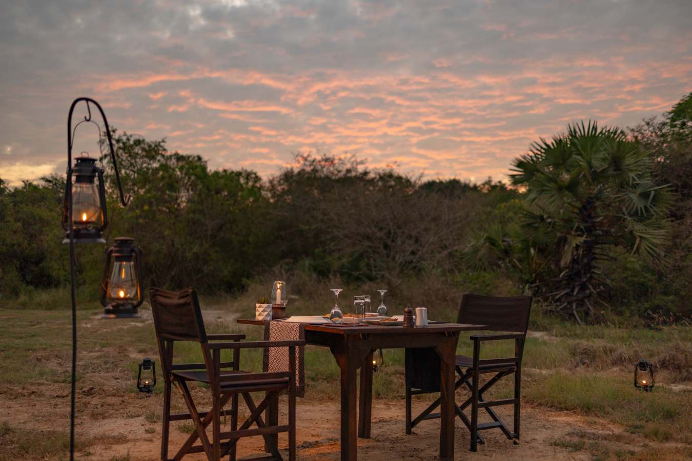 Sunset Dinner - Leopard Trails Wilpattu 