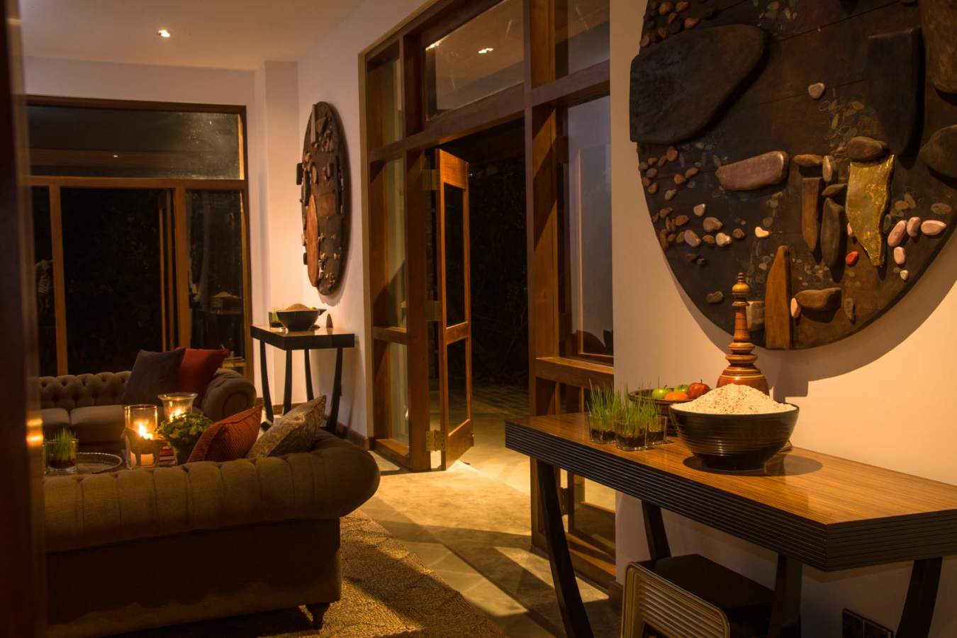 Living Room - Stone House