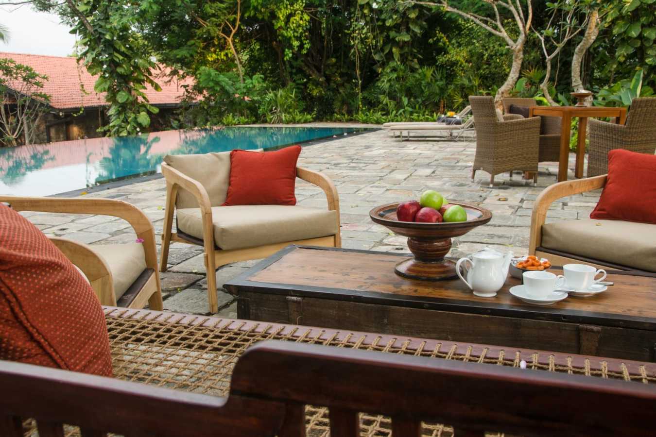 Pool Area - Stone House