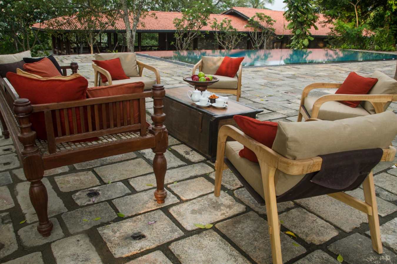 Pool Area - Stone House