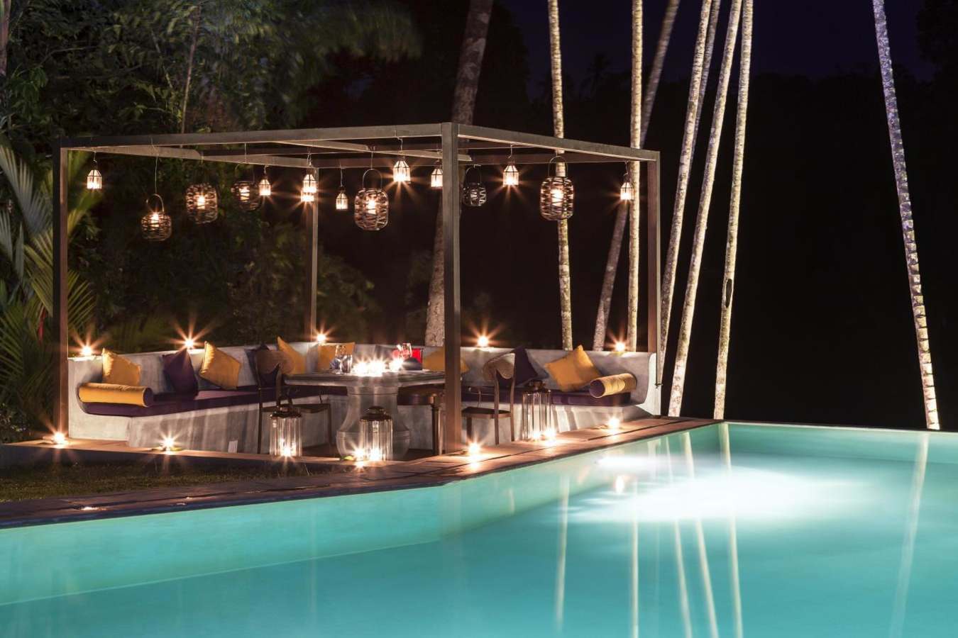 Dine by the pool - The Kandy House