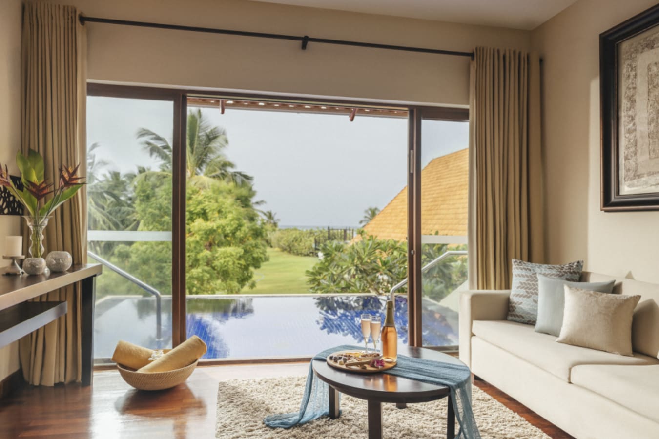 Bay Suite Pool  Living Area