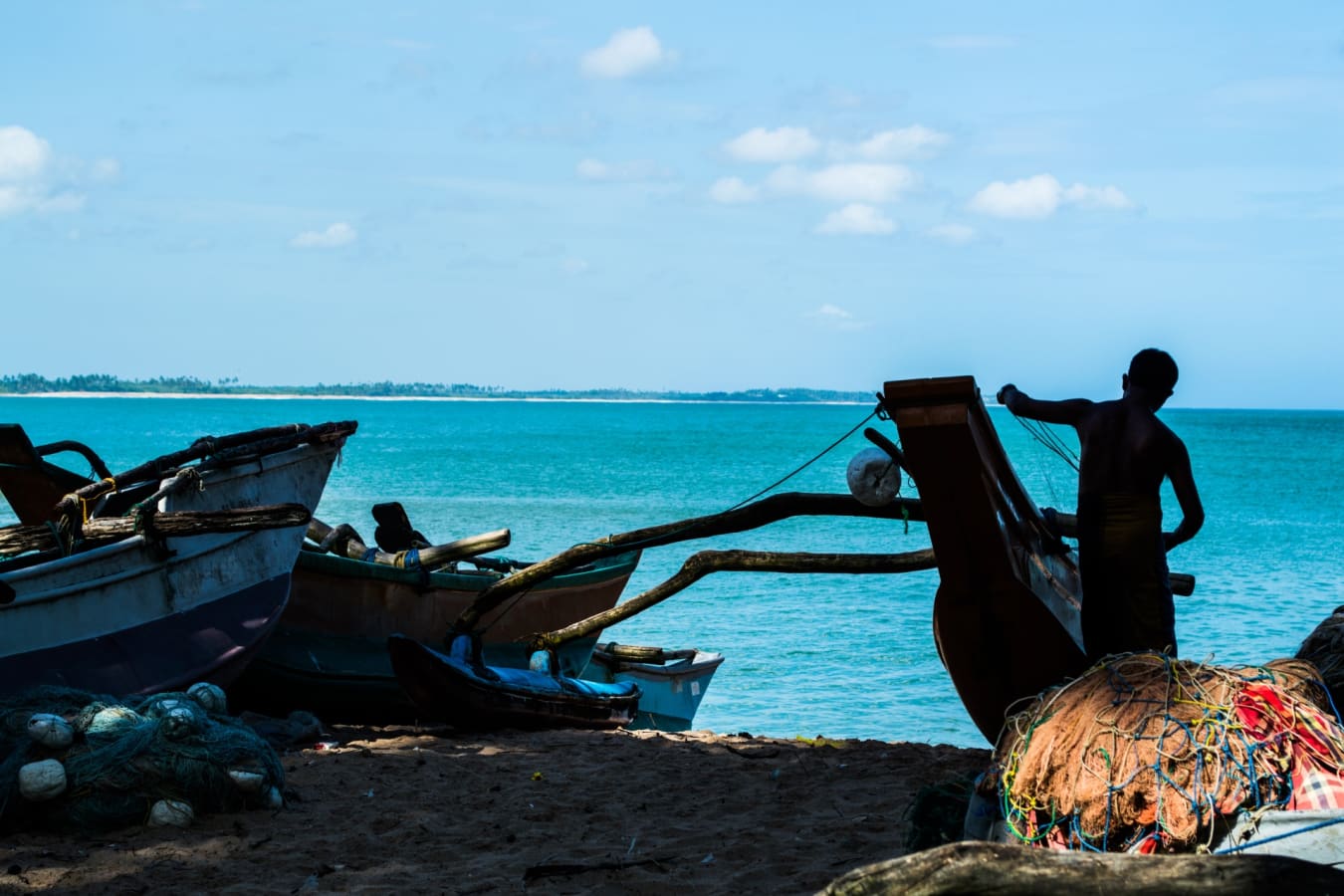 Fisherman in Sri Lanka