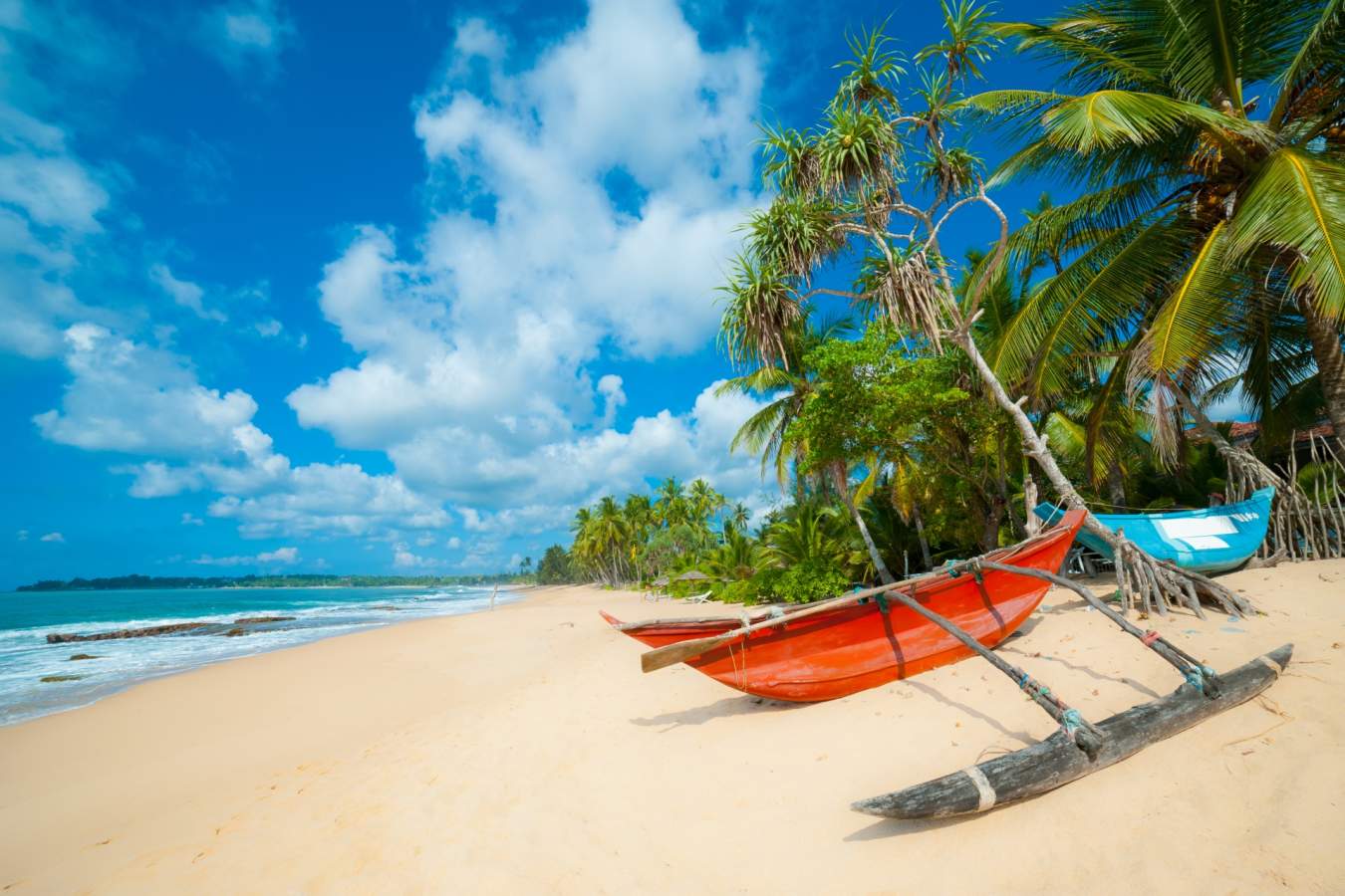 South Coast Beach in Sri Lanka