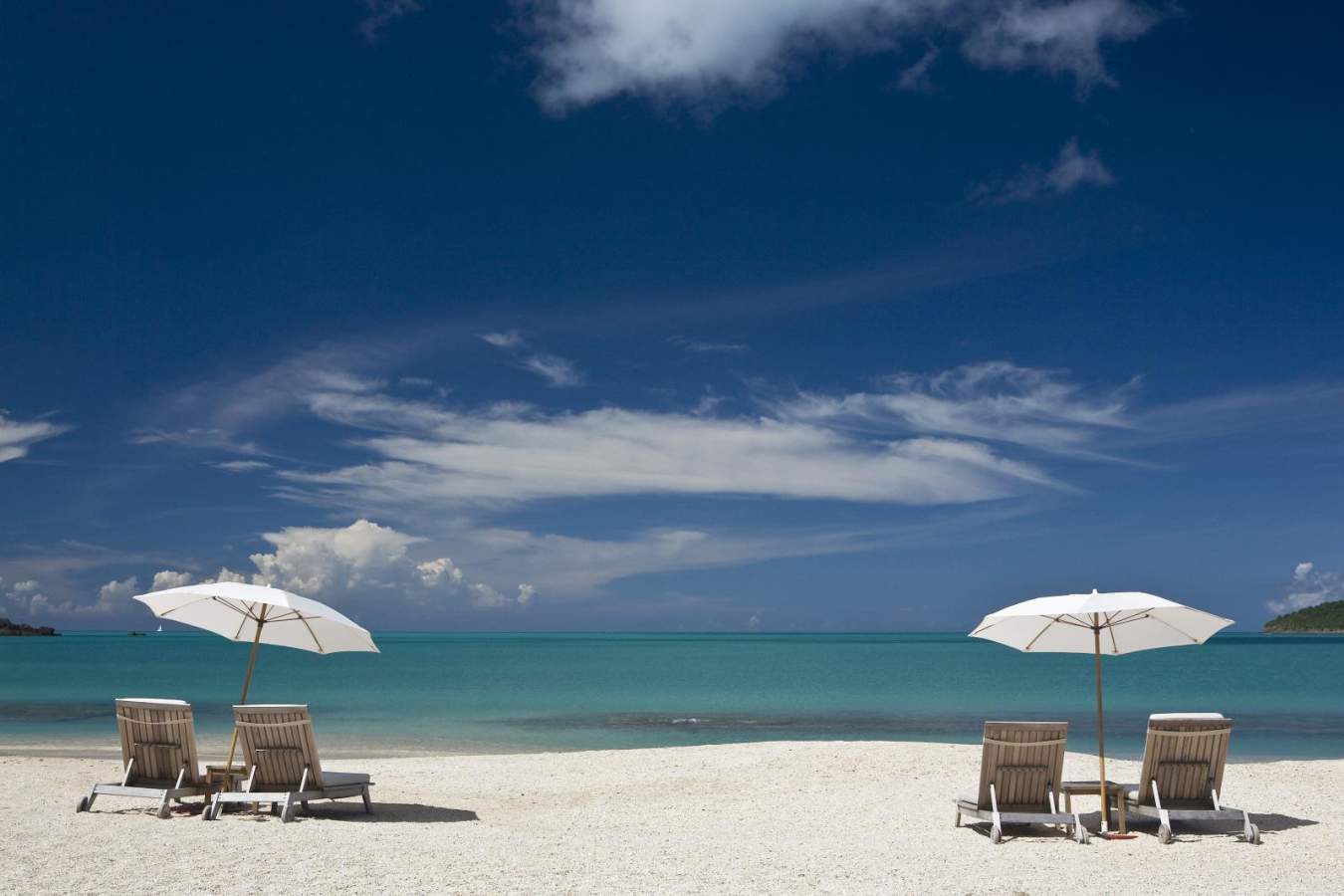 White sand beach