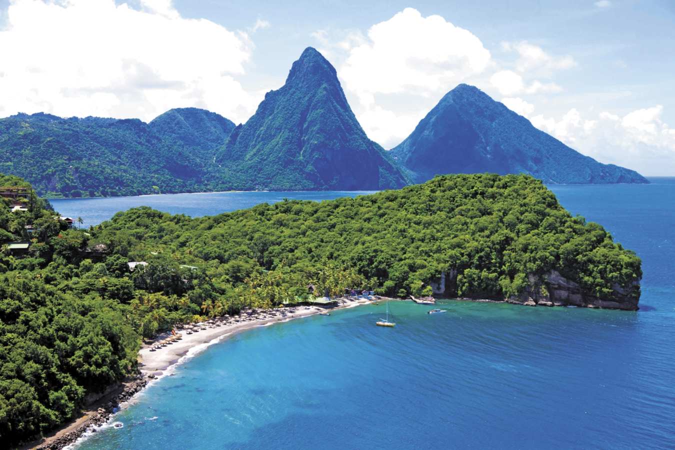 Aerial View - Anse Chastanet