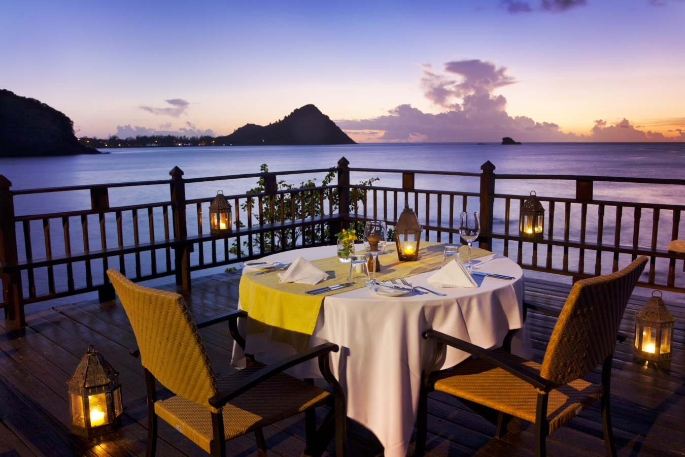 Private Dinner on Rock Maison - Cap Maison St Lucia