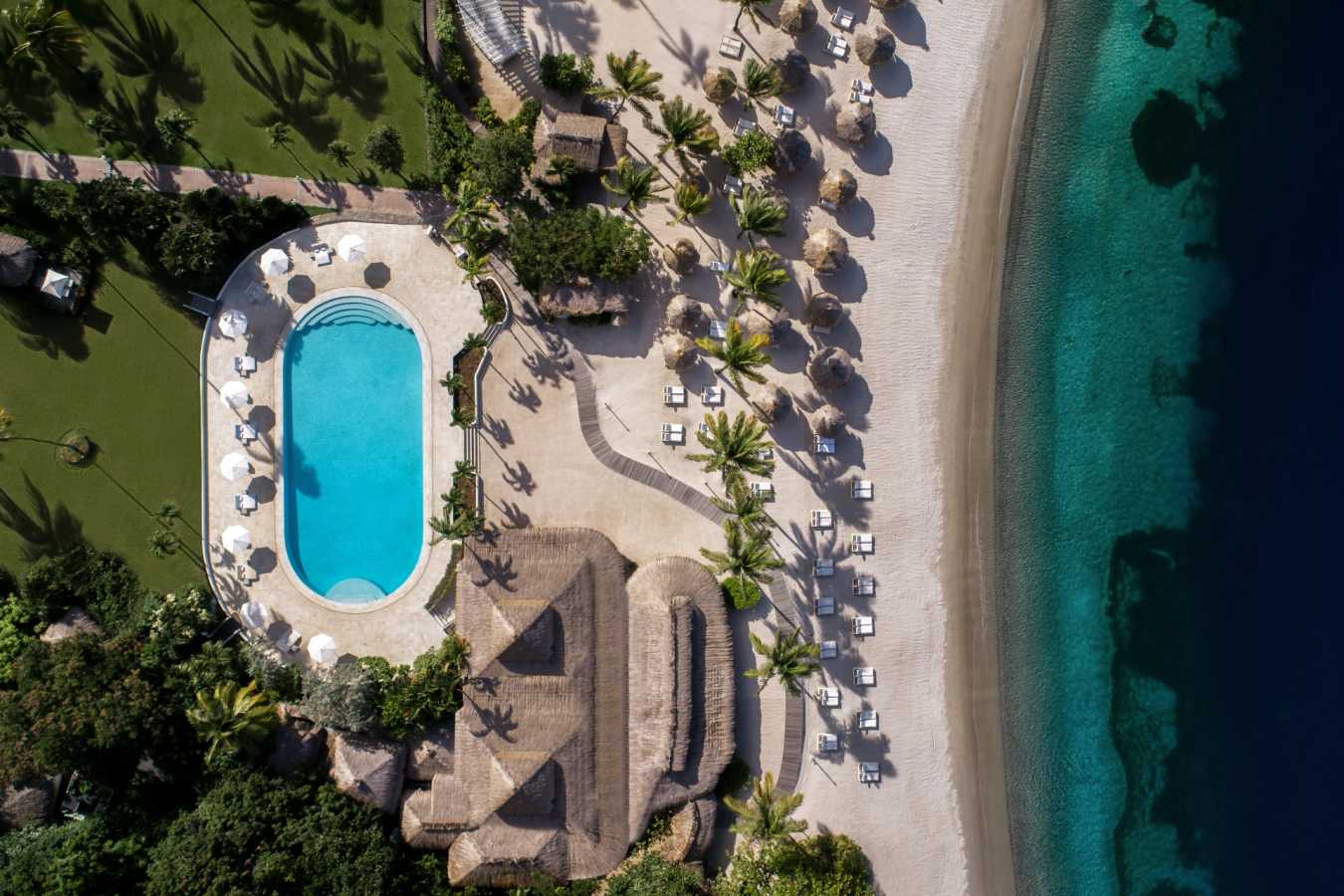 Sugar Beach - Pool Aerial