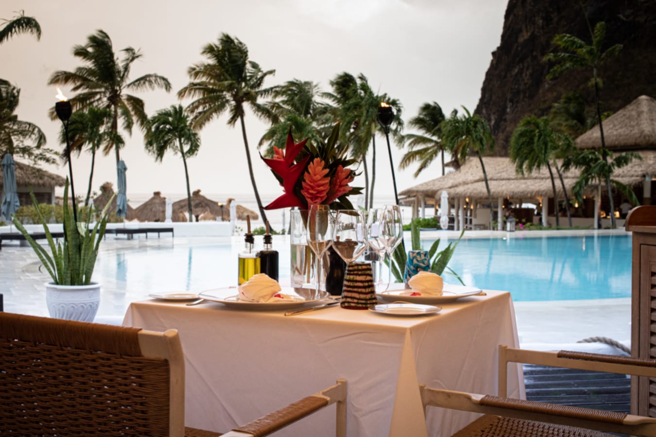 Pool Cabana Private Dining 