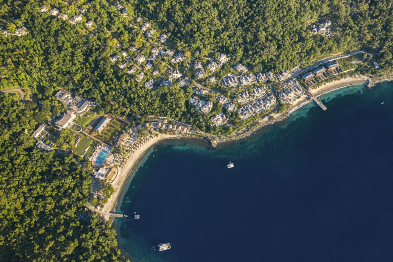 Sugar Beach Aerial view 