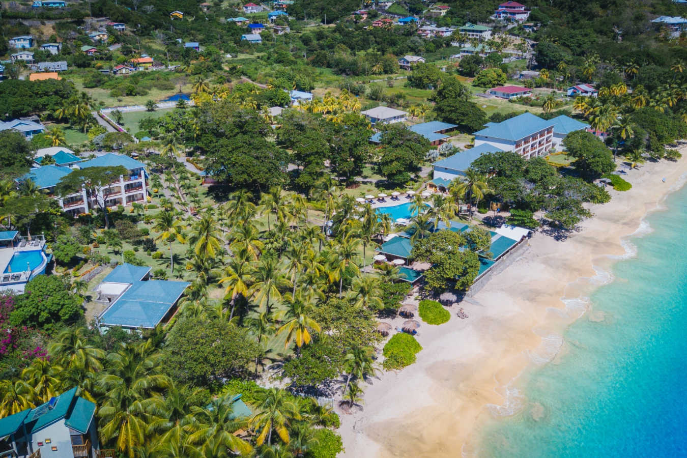 Aerial View - Bequia Beach Hotel