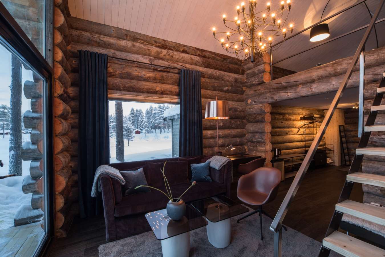 Cabin seating area