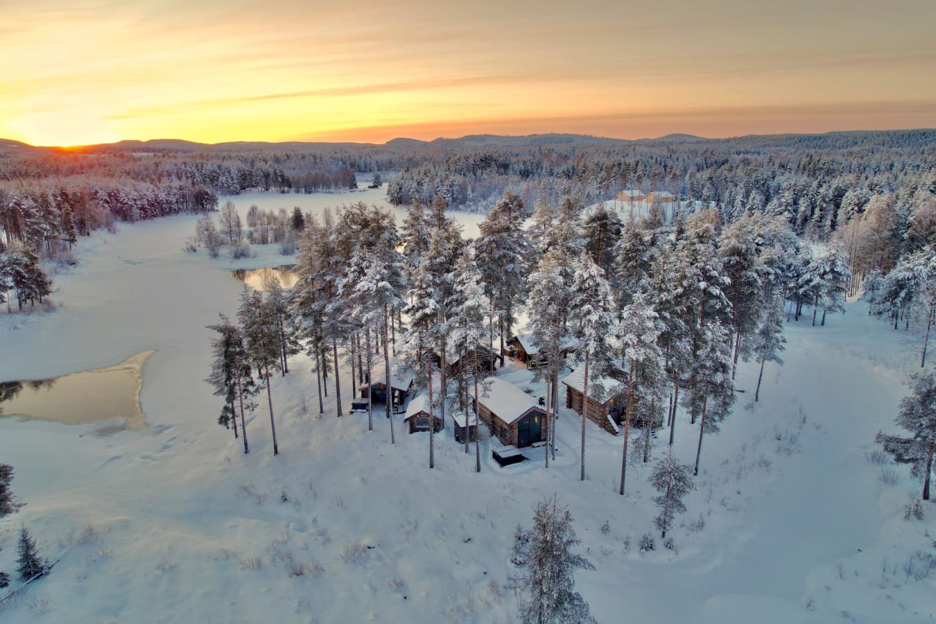 Aerial View Winter 