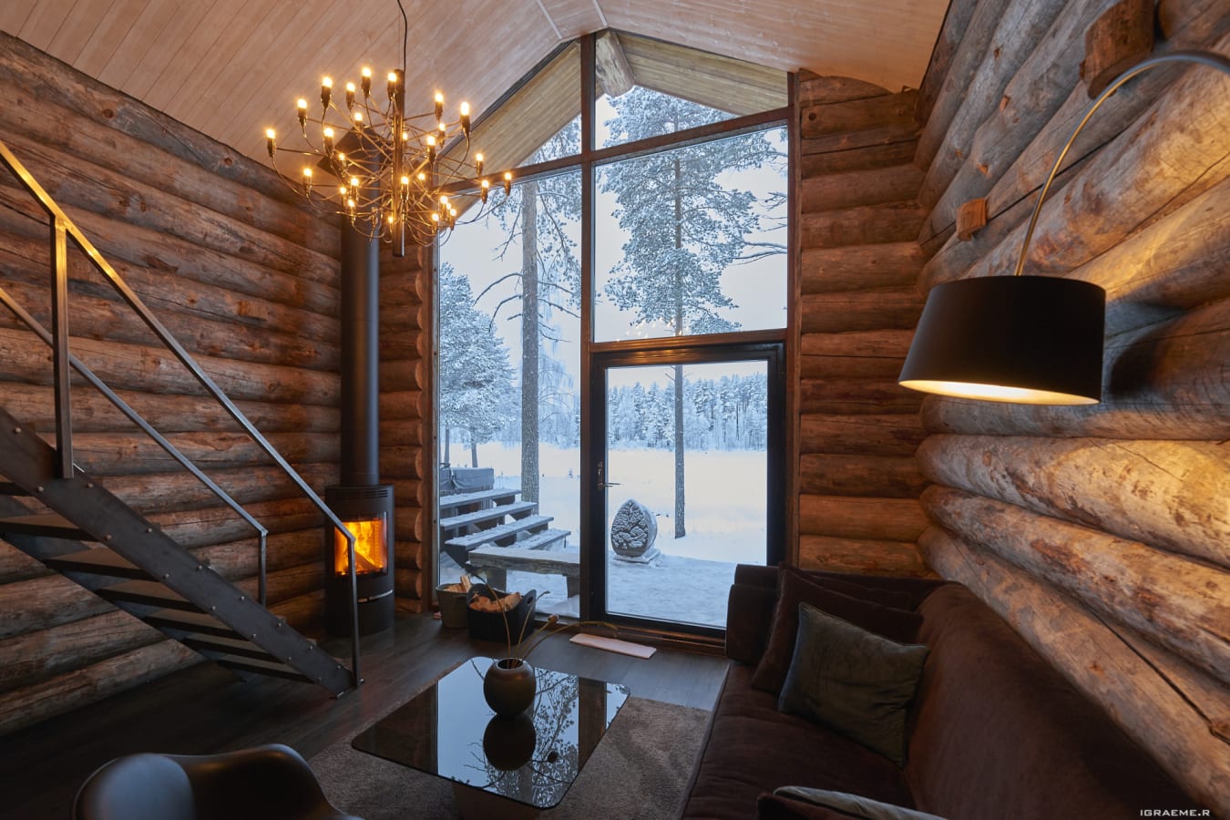 Winter - Cabin Inside 