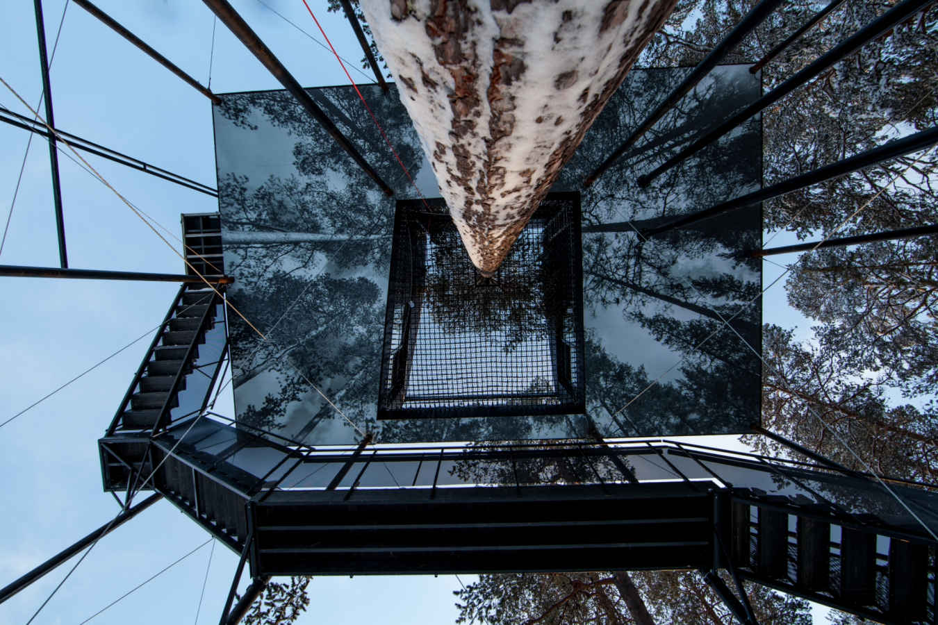 The 7th Room from below - Treehotel