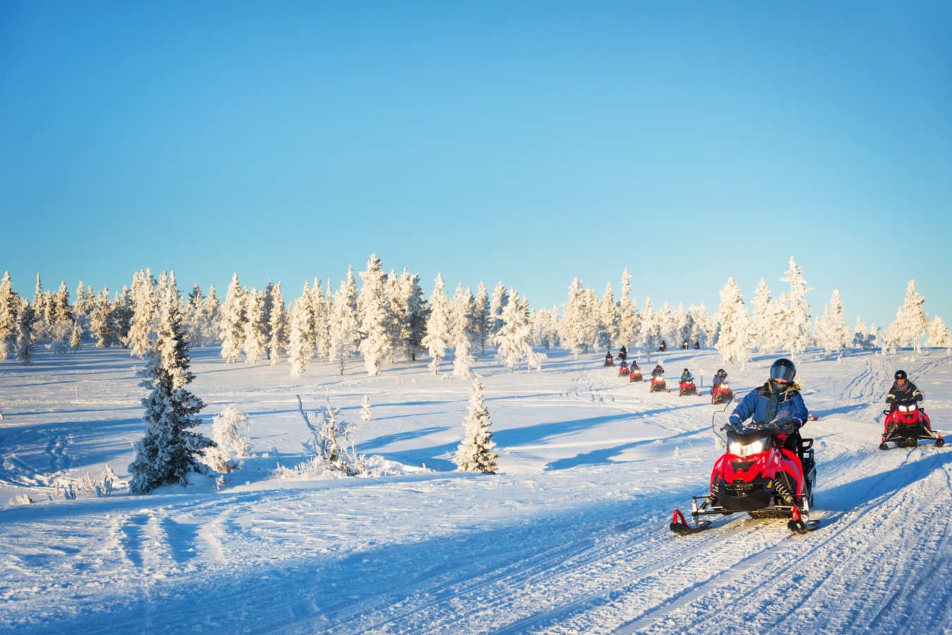 Snowmobiling