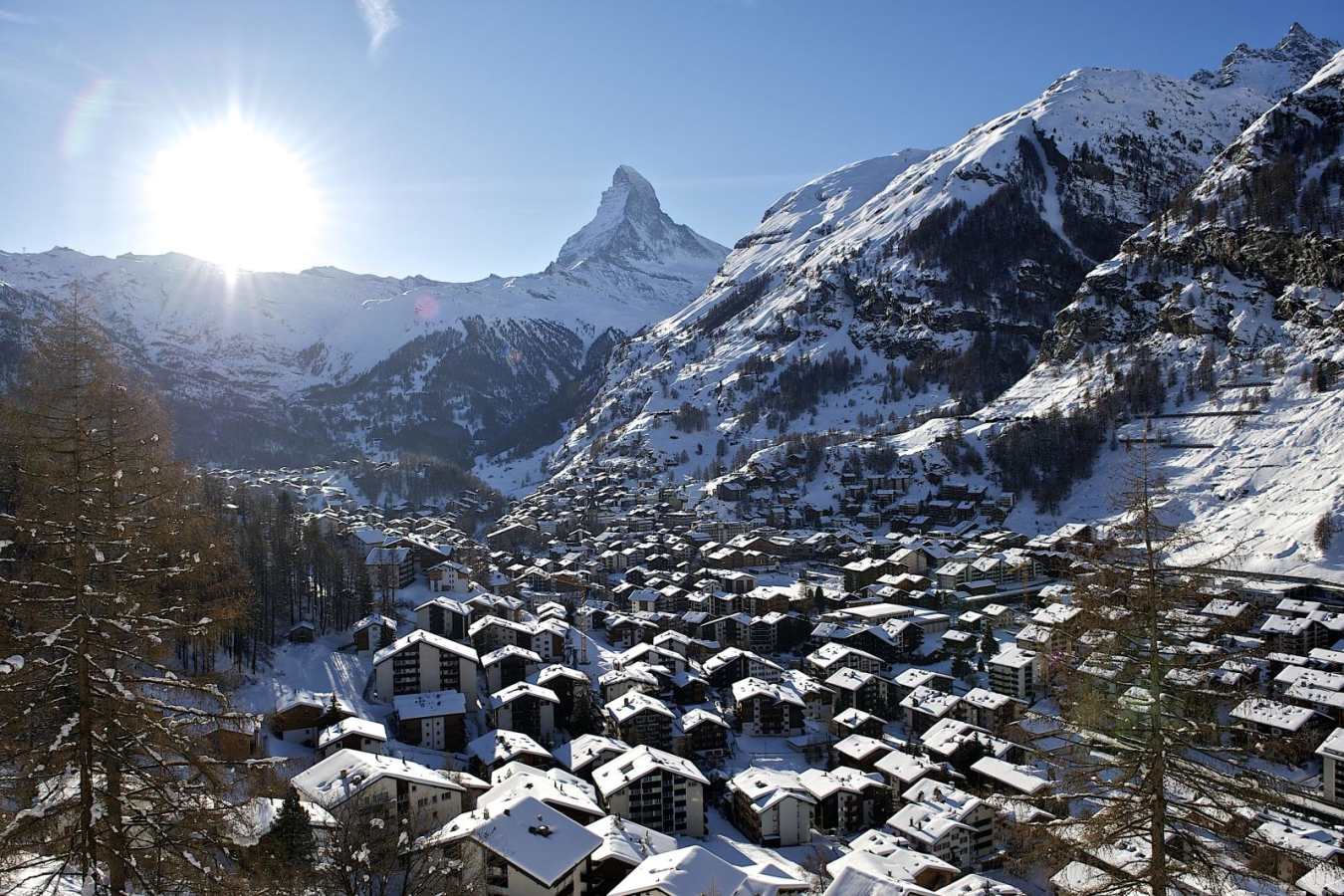 Zermatt village - Monte Rosa
