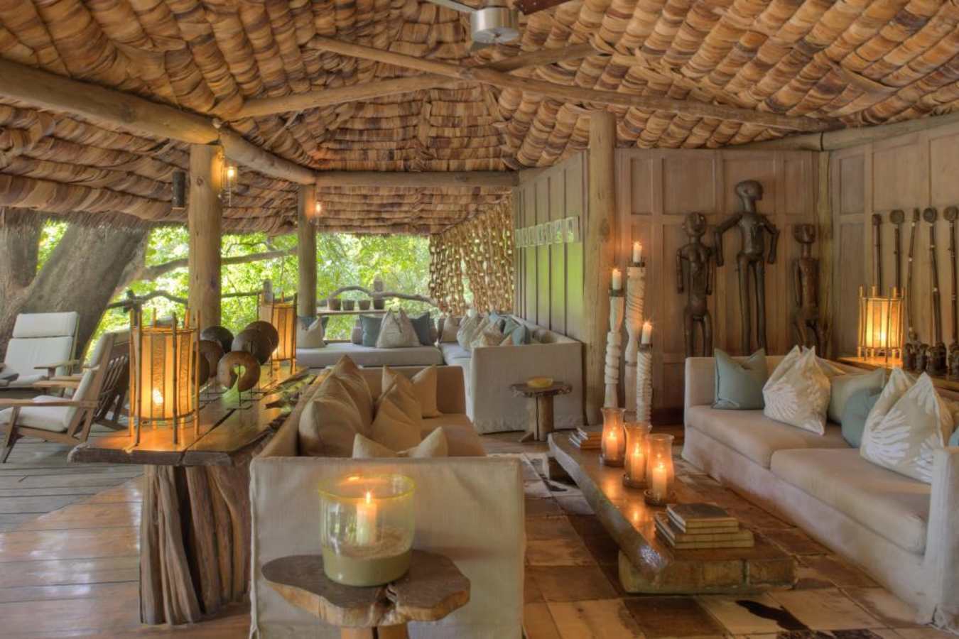 Guest Lounge - Lake Manyara Tree Lodge