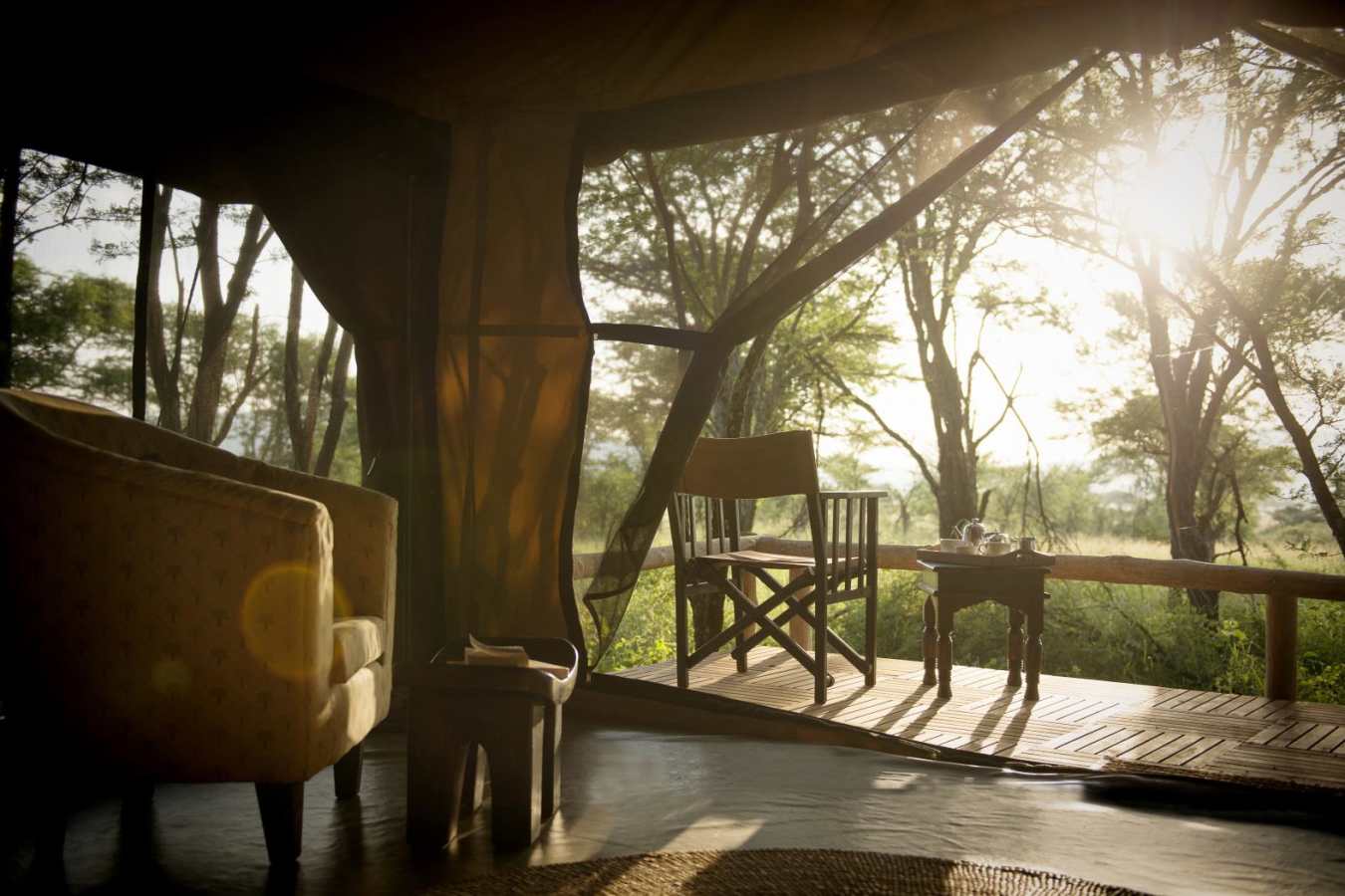 View from the tent - Dunia Camp